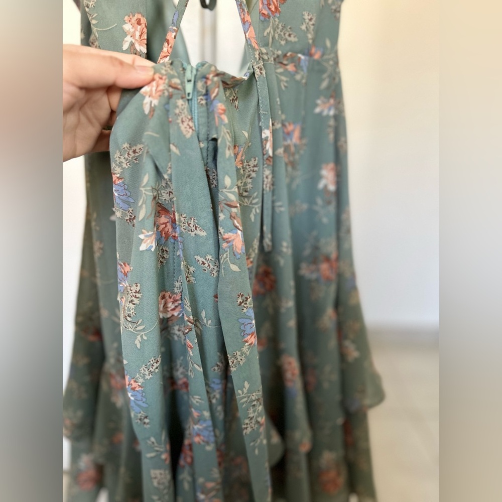Windsor Too Sweet Floral Ruffled Skater Dress - Picture 5 of 7